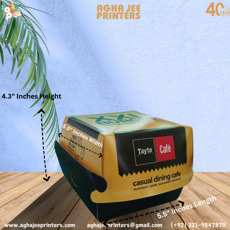 Custom Burger box designs for packaging 5