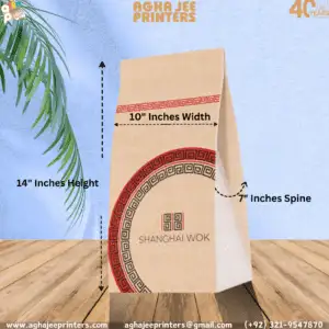 Restaurants Paper Bags Without Handles