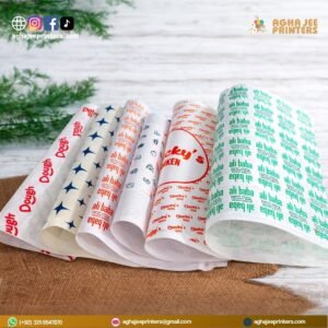 Butter paper sheet for Burger, Pizza, Chicken, Fish & Fries
